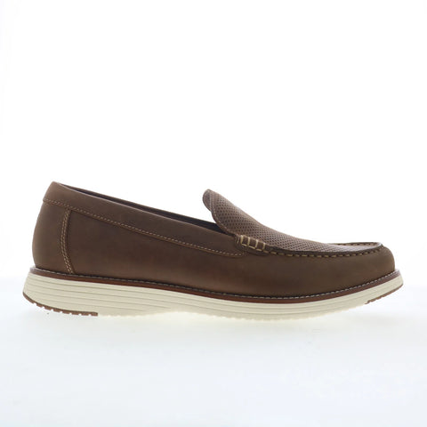Johnston & Murphy Hodges Loafer Mens Brown Loafers & Slip Ons Moccasin Shoes