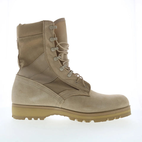 McRae Hot Weather Combat Boot Made In USA Mens Beige Wide Tactical Boots