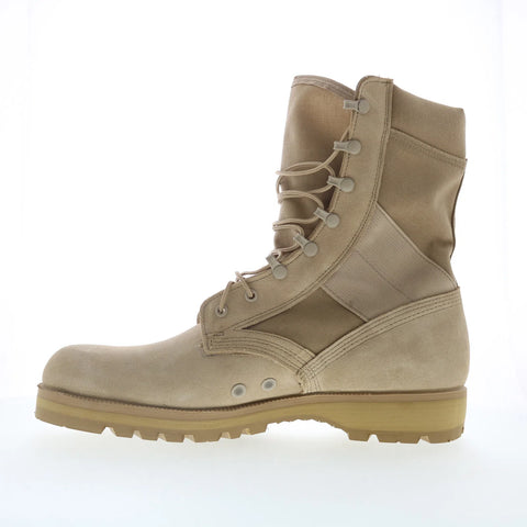 McRae Hot Weather Combat Boot Made In USA Mens Beige Wide Tactical Boots