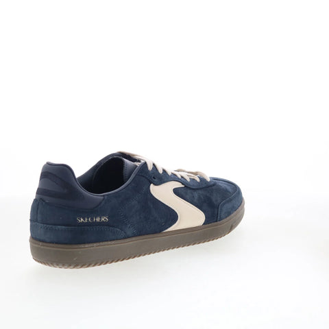 Skechers Hotshot - Azir 254151-NVW Mens Blue Suede Lifestyle Sneakers Shoes