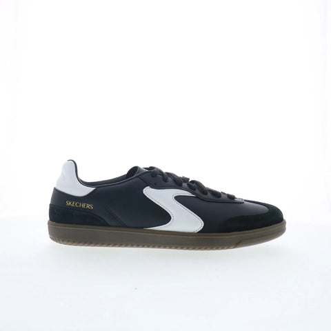 Skechers Hotshot - Pyke 254150-BKW Mens Black Lifestyle Sneakers Shoes