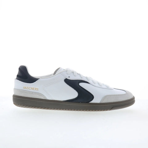 Skechers Hotshot - Pyke 254150-WBK Mens White Lifestyle Sneakers Shoes