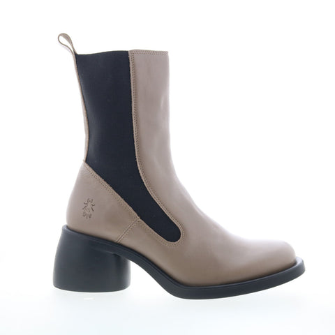 Fly London Howi HOWI995FLY-003 Womens Brown Leather Casual Dress Boots