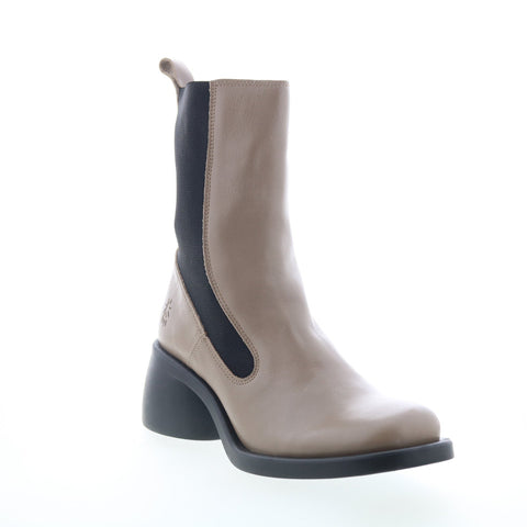 Fly London Howi HOWI995FLY-003 Womens Brown Leather Casual Dress Boots