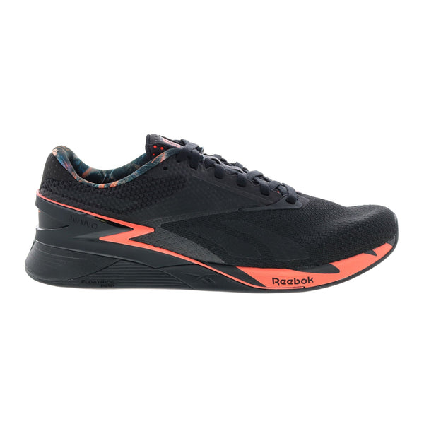 Reebok Nano X3 HP6075 Mens Black Canvas Athletic Cross 