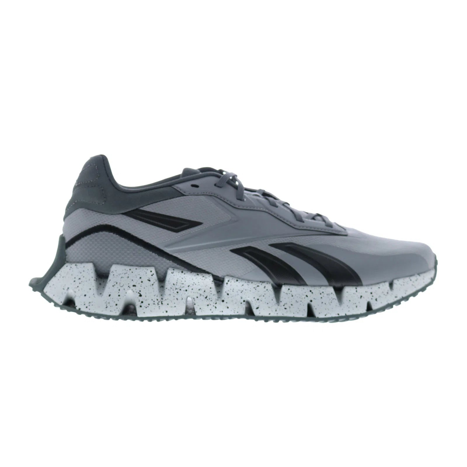 Reebok Zigtech Original Gray Running Jogging Athletic Shoes Mens 10.5 Reebok Zig Dynamica 4 Mens Gray Canvas Lace Up Lifestyle  main image 3