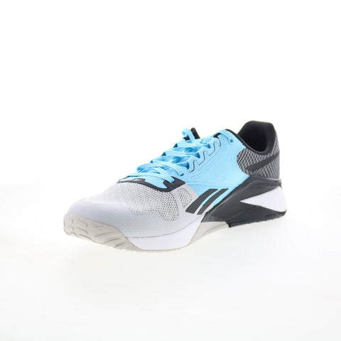 Reebok Nano 6000 Mens Gray Mesh Lace Up Athletic Cross Training Shoes