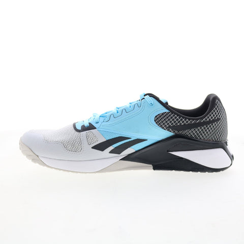 Reebok Nano 6000 Mens Gray Mesh Lace Up Athletic Cross Training Shoes
