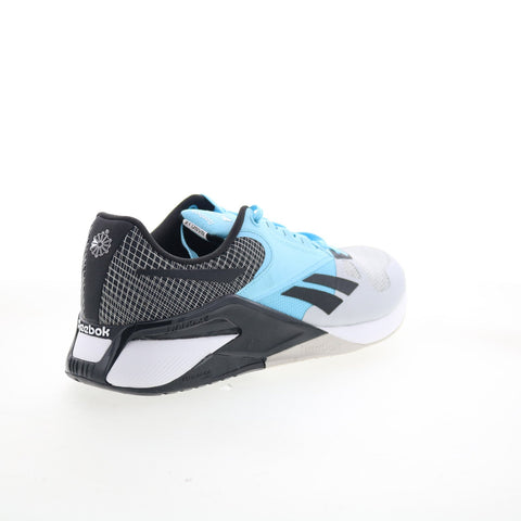 Reebok Nano 6000 Mens Gray Mesh Lace Up Athletic Cross Training Shoes