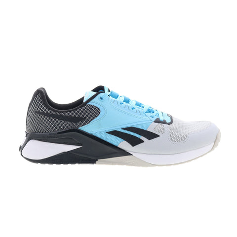 Reebok Nano 6000 Mens Gray Mesh Lace Up Athletic Cross Training Shoes