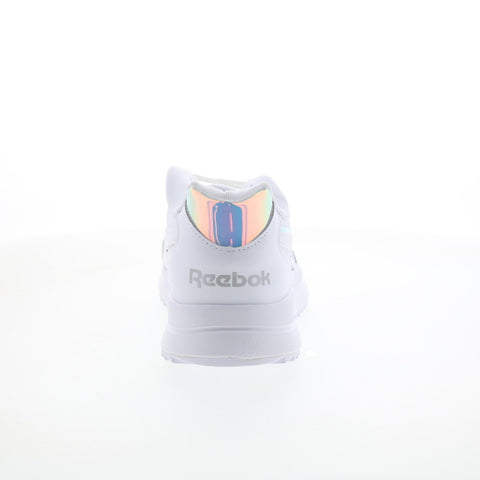 Reebok Glide SP Womens White Leather Lace Up Lifestyle Sneakers Shoes