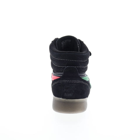 Reebok Freestyle Hi Human Rights Now Womens Black Lifestyle Sneakers Shoes