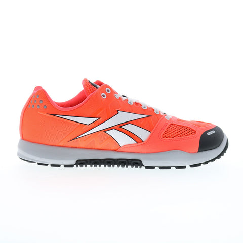 Reebok Nano 2.0 Womens Orange Mesh Lace Up Athletic Cross Training Shoes