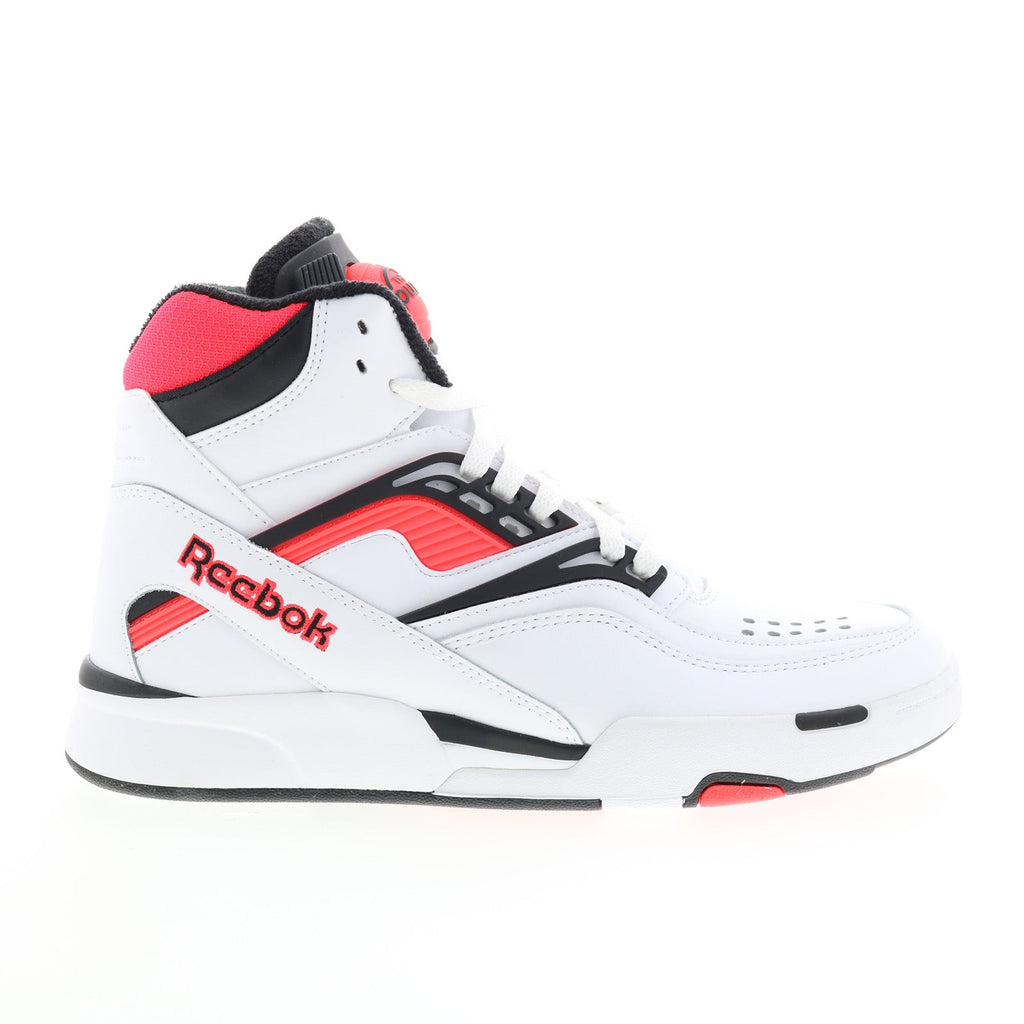 Reebok Pump TZ Mens White Leather Lace Up Lifestyle Sneakers Shoes ...