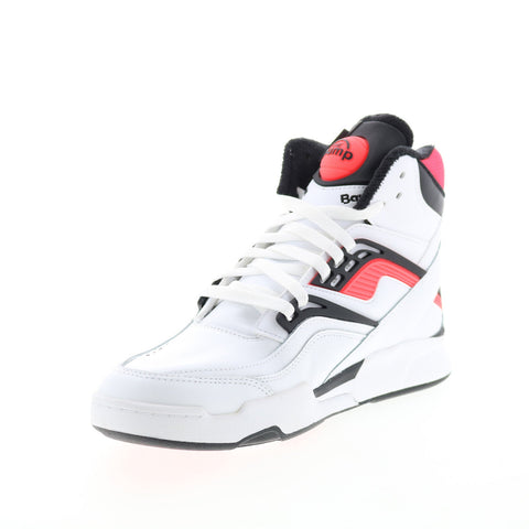Reebok Pump TZ Mens White Leather Lace Up Lifestyle Sneakers Shoes
