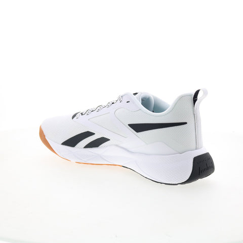 Reebok NFX Trainer Mens White Mesh Lace Up Athletic Cross Training Shoes