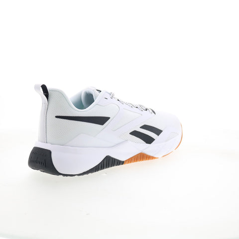 Reebok NFX Trainer Mens White Mesh Lace Up Athletic Cross Training Shoes