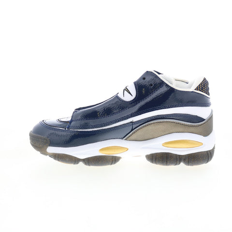 Reebok The Answer DMX Georgetown Mens Blue Lifestyle Sneakers Shoes