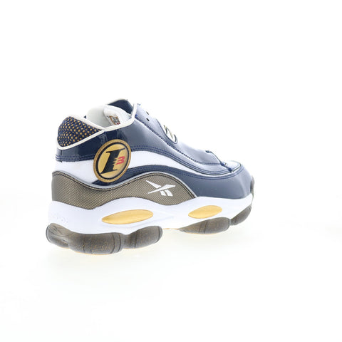 Reebok The Answer DMX Georgetown Mens Blue Lifestyle Sneakers Shoes