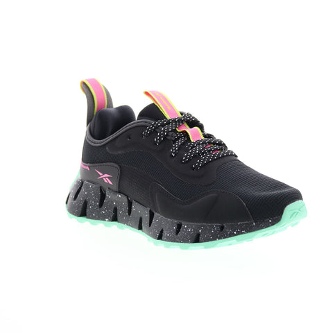 Reebok Zig Dynamica Adventure Womens Black Synthetic Athletic Running Shoes