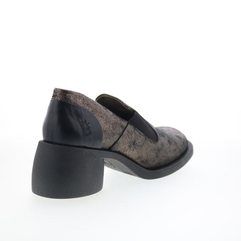 Fly London Huch HUCH004FLY-002 Womens Gray Loafers & Slip Ons Casual Shoes