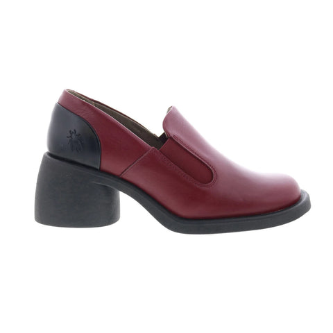 Fly London Huch HUCH004FLY-003 Womens Burgundy Loafers & Slip Ons Casual Shoes
