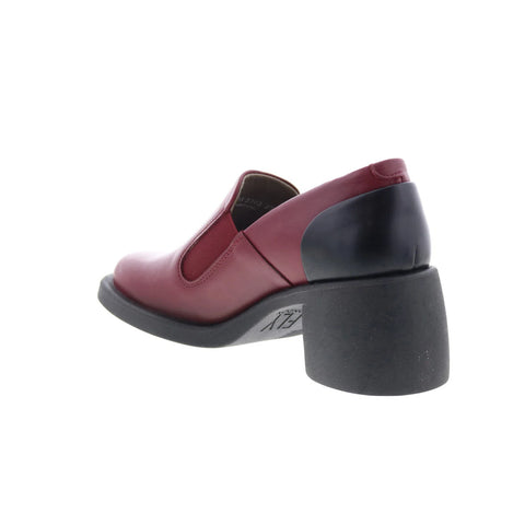 Fly London Huch HUCH004FLY-003 Womens Burgundy Loafers & Slip Ons Casual Shoes