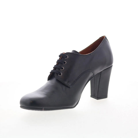 Miz Mooz Hunny Womens Black Leather Lace Up Ankle & Booties Boots