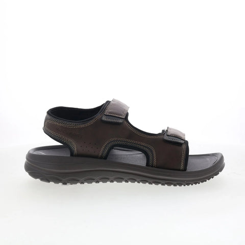Rockport Hutch-C RMHUTCH-C Mens Brown Synthetic Strap Sport Sandals Shoes