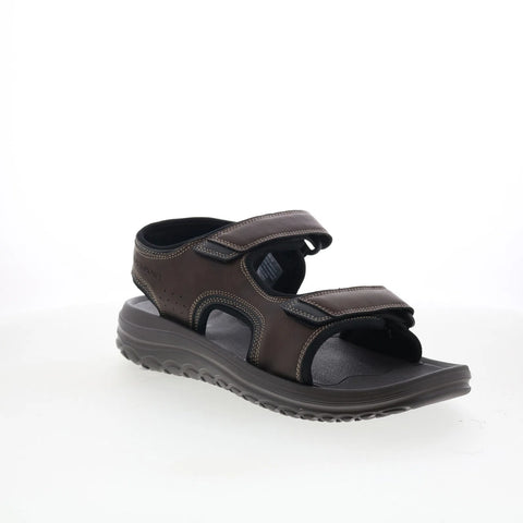 Rockport Hutch-C RMHUTCH-C Mens Brown Synthetic Strap Sport Sandals Shoes