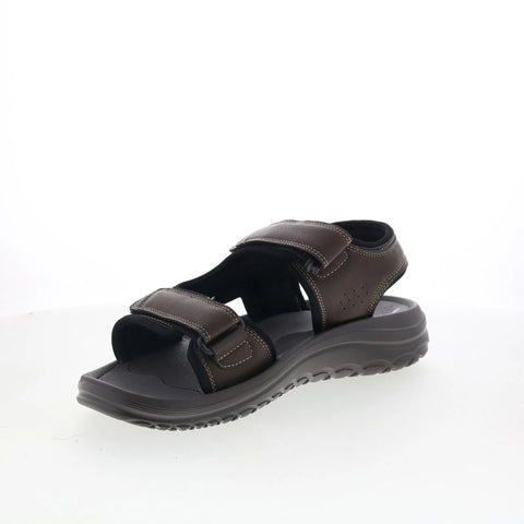Rockport Hutch-C RMHUTCH-C Mens Brown Synthetic Strap Sport Sandals Shoes