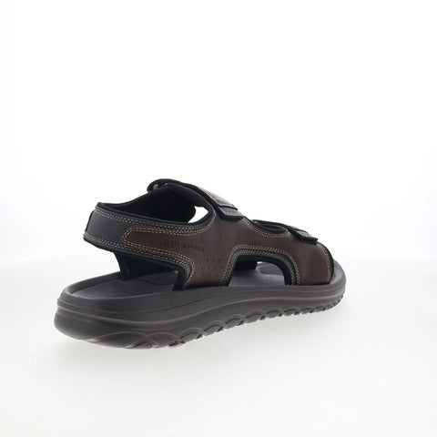 Rockport Hutch-C RMHUTCH-C Mens Brown Synthetic Strap Sport Sandals Shoes
