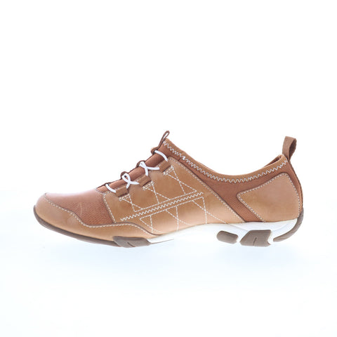 Hush Puppies Moyen HW05505-240 Womens Brown Leather Lifestyle Sneakers Shoes