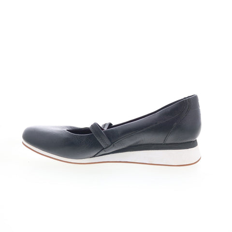 Hush Puppies Ohanna Evaro HW05864-001 Womens Black Mary Jane Flats Shoes