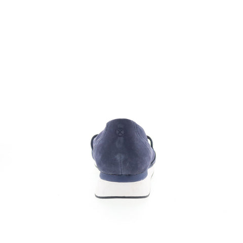 Hush Puppies Ohanna Evaro HW05864-410 Womens Blue Suede Mary Jane Flats Shoes