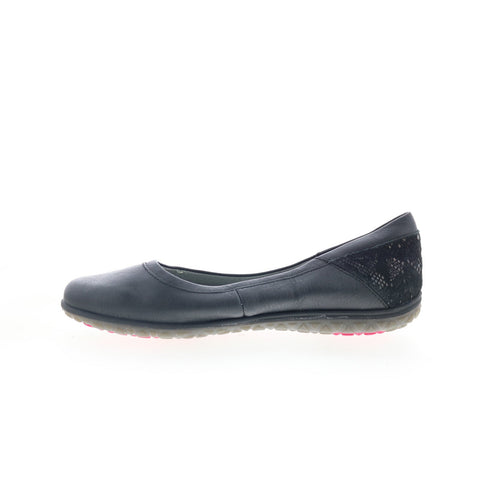 Hush Puppies Berkleigh Audra HW05866-001 Womens Black Ballet Flats Shoes
