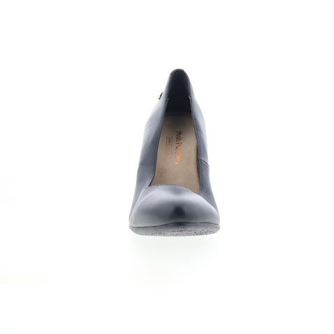 Hush Puppies Meagham Pump HW06076-001 Womens Black Leather Pumps Heels Shoes