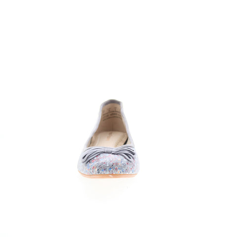 Hush Puppies Heather Bow Ballet HW06394-025 Womens Gray Ballet Flats Shoes