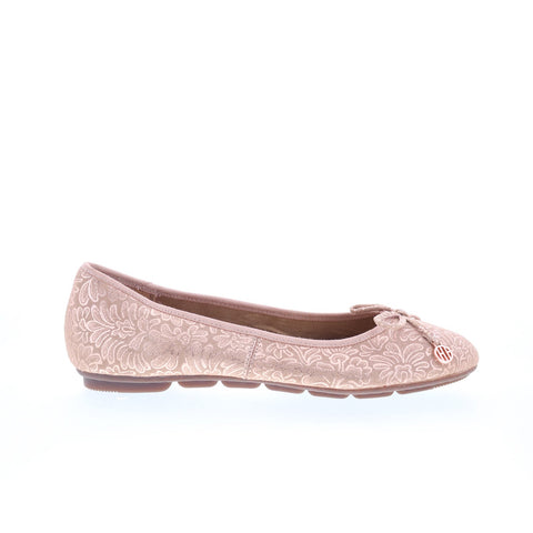 Hush Puppies Abby Bow Ballet HW06479-213 Womens Pink Ballet Flats Shoes