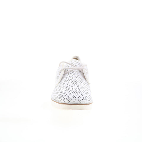 Hush Puppies ChowChow Perf Lace Womens White Lifestyle Sneakers Shoes