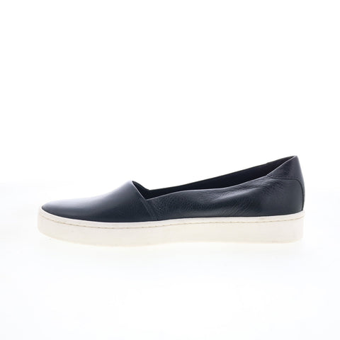 Hush Puppies Jetta Slip On HW06690-007 Womens Black Leather Loafer Flats Shoes