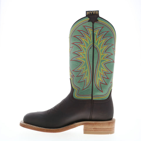 Hyer Spring Hill 11" HW41006 Womens Brown Cowhide Leather Western Cowboy Boots