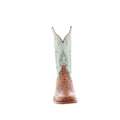 Hyer Harper 13" HW41008 Womens Brown Leather Slip On Western Cowboy Boots