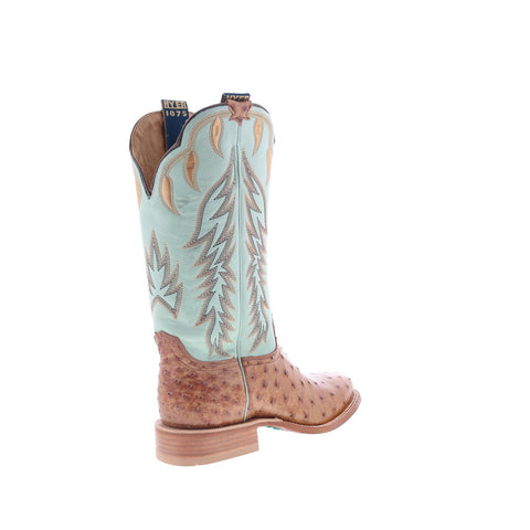 Hyer Harper 13" HW41008 Womens Brown Leather Slip On Western Cowboy Boots