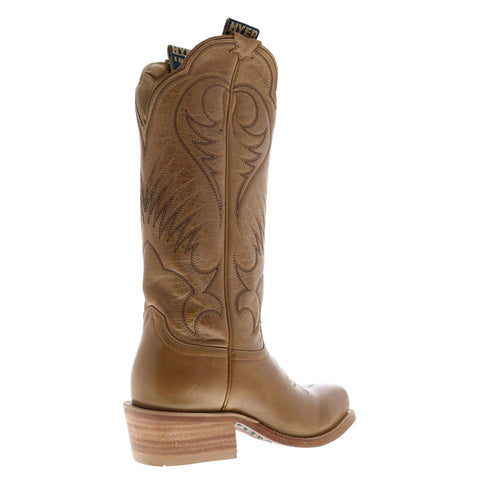 Hyer Leawood 13" HW42008 Womens Brown Wide Leather Western Cowboy Boots