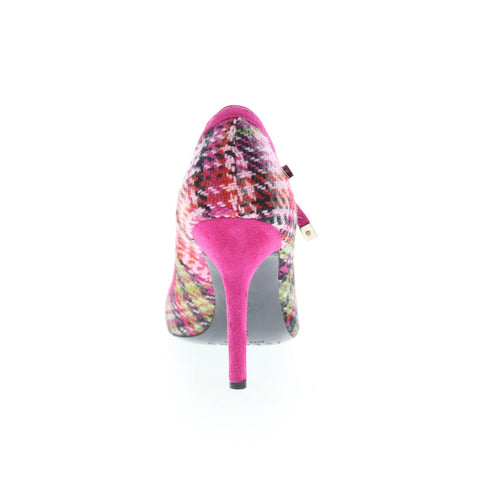 Ice Berg Tessuto ICE BERG 4 Womens Pink Canvas Slip On Pumps Heels Shoes
