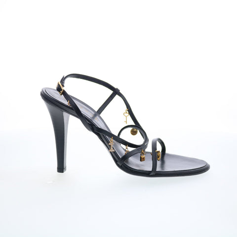 Ice Berg Prezzo ICE BERG 3 Womens Black Leather Pumps Heels Shoes