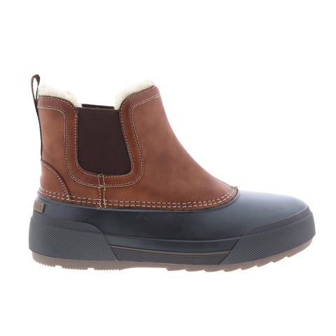 Easy Spirit Icicles SEICICLES Womens Brown Synthetic Slip On Chelsea Boots