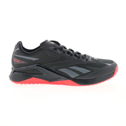 Reebok Nano X2 Froning Mens Black Canvas Athletic Cross Training Shoes