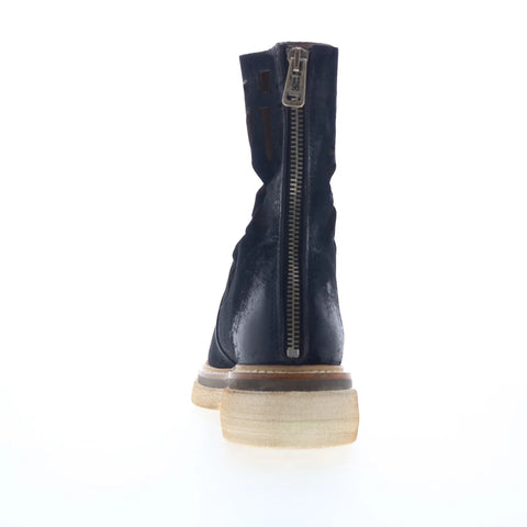 A.S. 98 Idelco A38202-101-6002 Womens Black Suede Casual Dress Boots